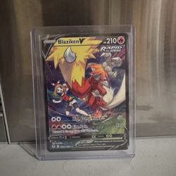 Pokémon TCG Blaziken V Silver Tempest Trainer Gallery NM