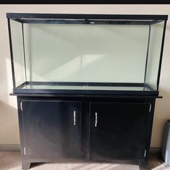 55 Gallon Fish tank With Stand/Cabinet Included