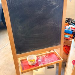 Kids kitchen and chalkboard