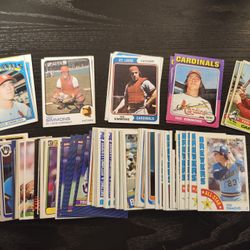 Ted Simmons Baseball Card Collection 