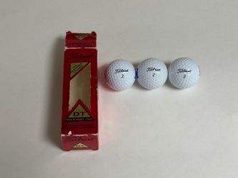 Vintage Titleist DT Wound 100 golf balls