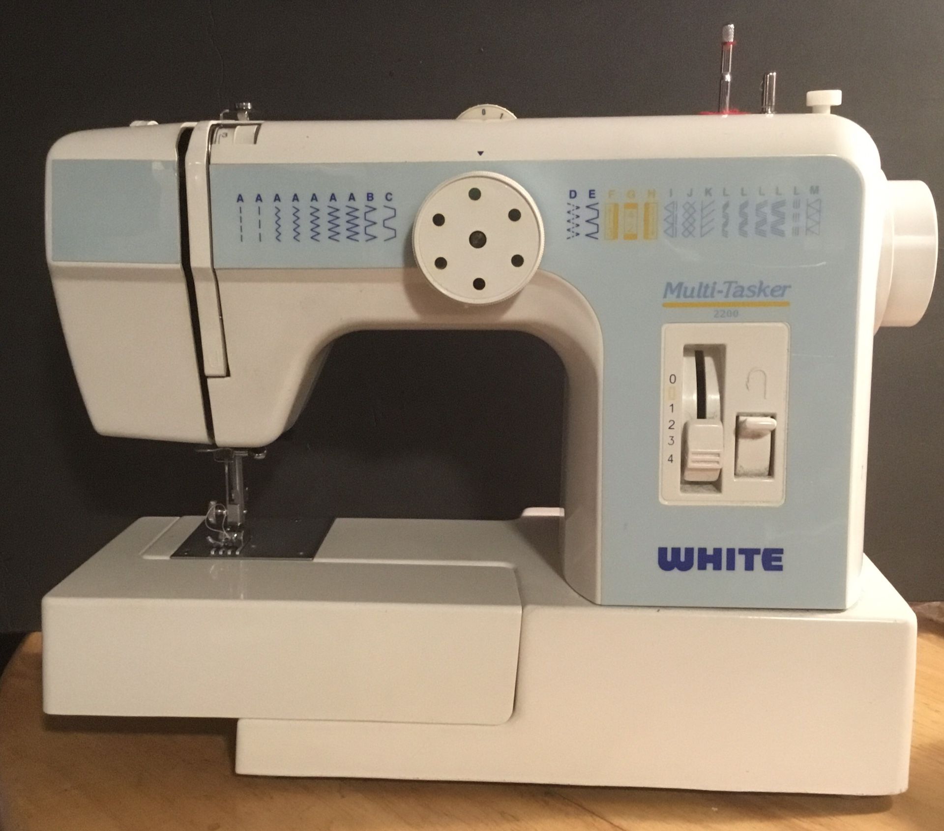White sewing Machine