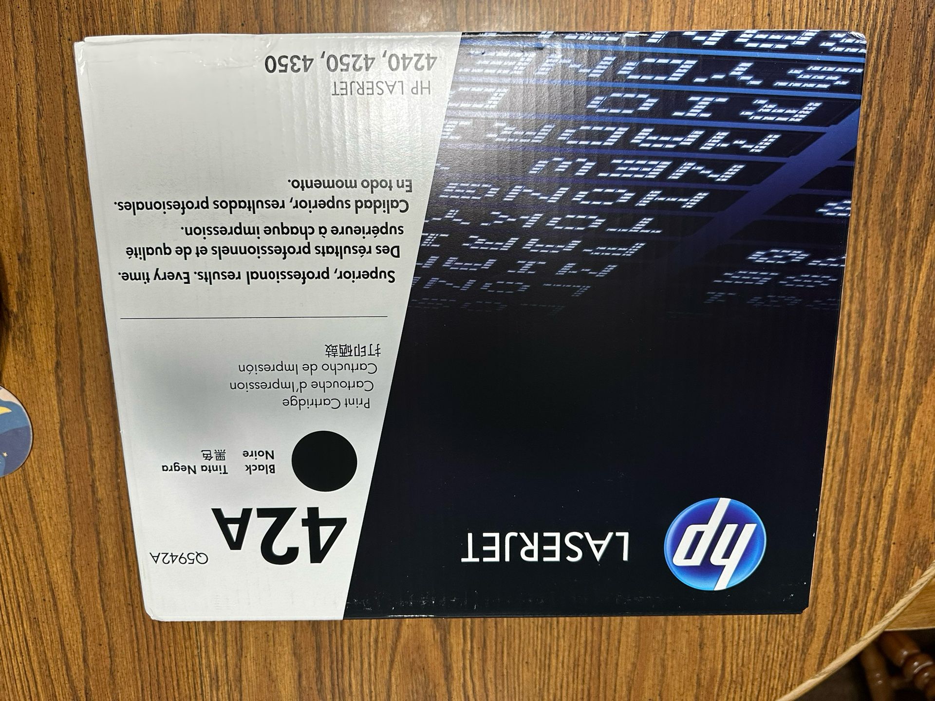 HP LaserJet- P 42A Black Original LaserJet Toner Cartridge