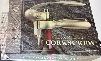 professional, cork, school kit, heavy duty, wine, opener, foil, cutter, pourer, stopper, NIB