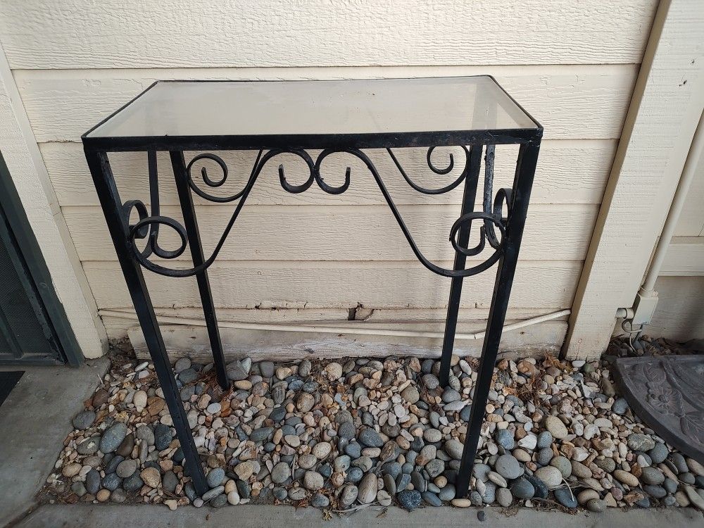 Wrought iron tables