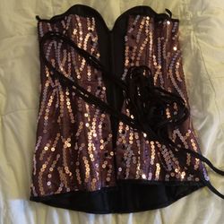 Sparkle Corset Size Small Frederick's Of Hollywood 