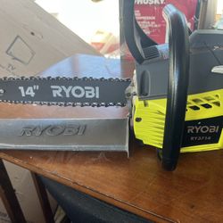 RYOBI 14 in. 37cc 2-Cycle Gas Chainsaw