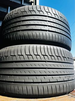 325/40/22 Continental PREMIUM CONTACT6 Tires 325 40 22 Used 325/40R22