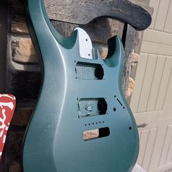 Forest Green Guitar Body