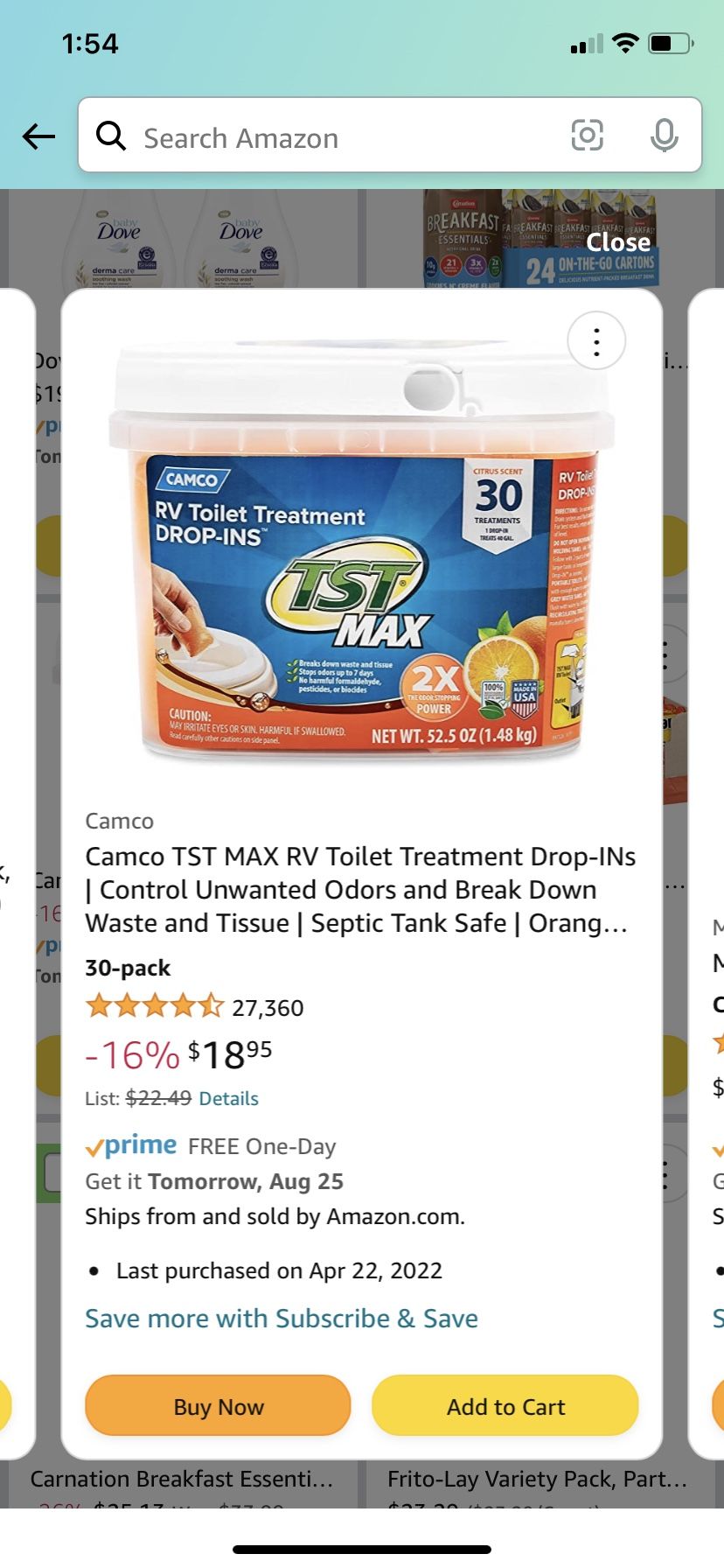 Camco TST MAX