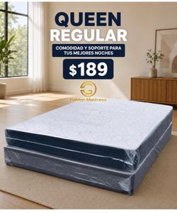 Queen Size Mattrress and box - Colchon Queen
