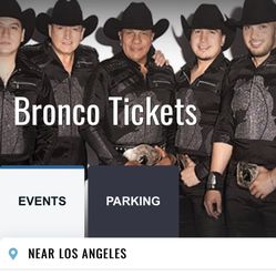 Tonight Bronco Tickets Agua Caliente 