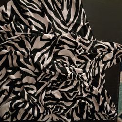 Mini Dress Zebra Print