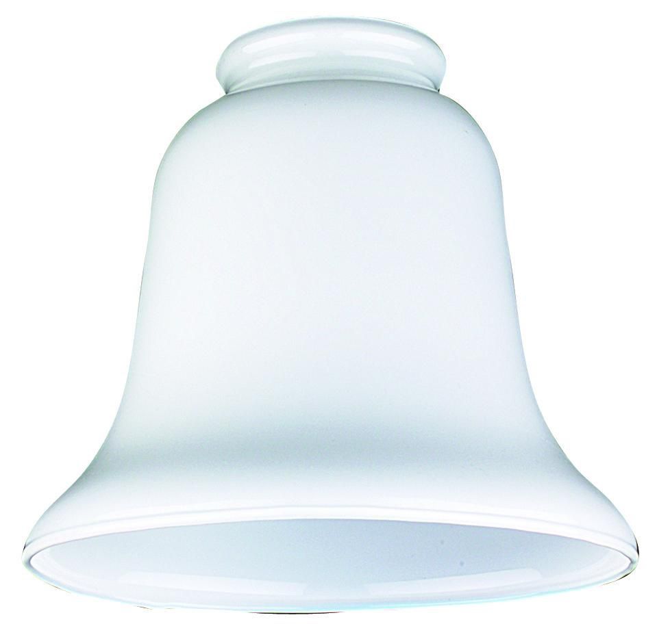 CASED OPAL BELL GAS SHADE (G3999)