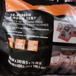 Tent Huge 14 Person 4 Room Tent Never Used $120 Also 4 Persondome Tents $40 ,fuel Lanterns $30