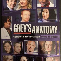 GREY’S ANATOMY The Complete 6th Season (DVD)