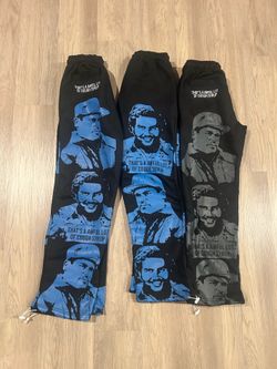 Asaali pants black,gray,blue