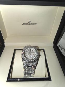 BRAND NEW ICED OUT AP WATCH WITH BOX 