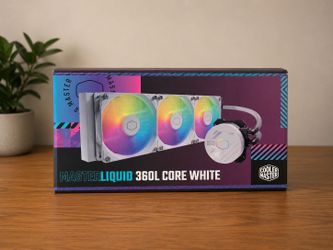 Cooler Master MasterLiquid 360L Core White 360mm ARGB AIO CPU Cooler