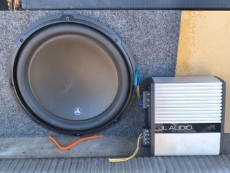 JL Audio Package Deal 12-in Subwoofer W3 500 Watt Amp