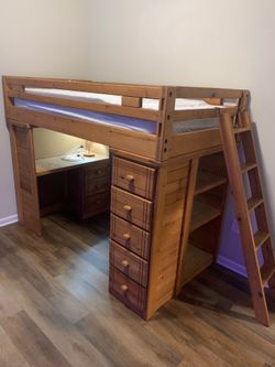 Bunk/Loft Bed w/ Desk & Drawers