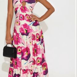 Floral Maxi Dress Size Small