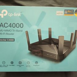 TP-Link Archer C4000 Wireless AC4000 MU-MIMO Tri-Band Router