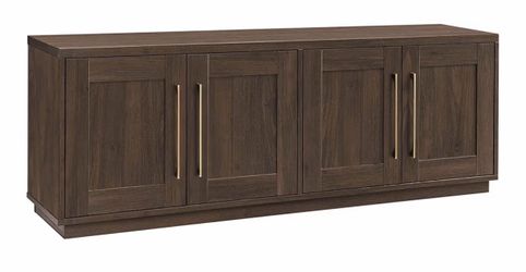 Henn&Hart Tillman Rectangular TV Stand for TVs up to 80” in Alder Brown