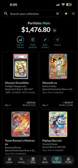 Pokemon collection