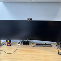 49 Inch Dell monitor With Accessories 