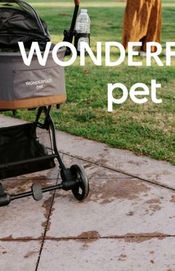 Wonderfold Pet Stroller 