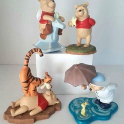 Disney Group Of 4 Pooh and Friends Figurines