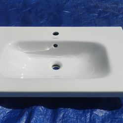 Large Ceramic Bathroom Sink 