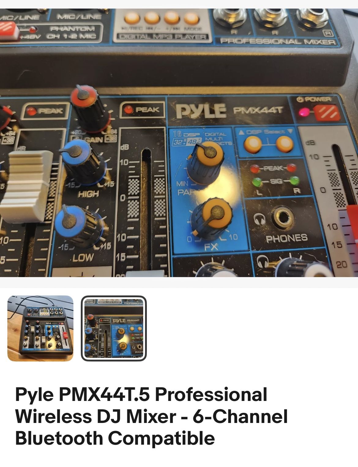 Pyle 6 Channel Mixer