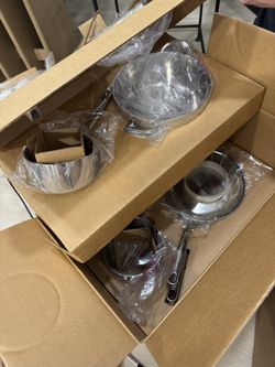 NEW STAINLESS STEEL 10 PIECE