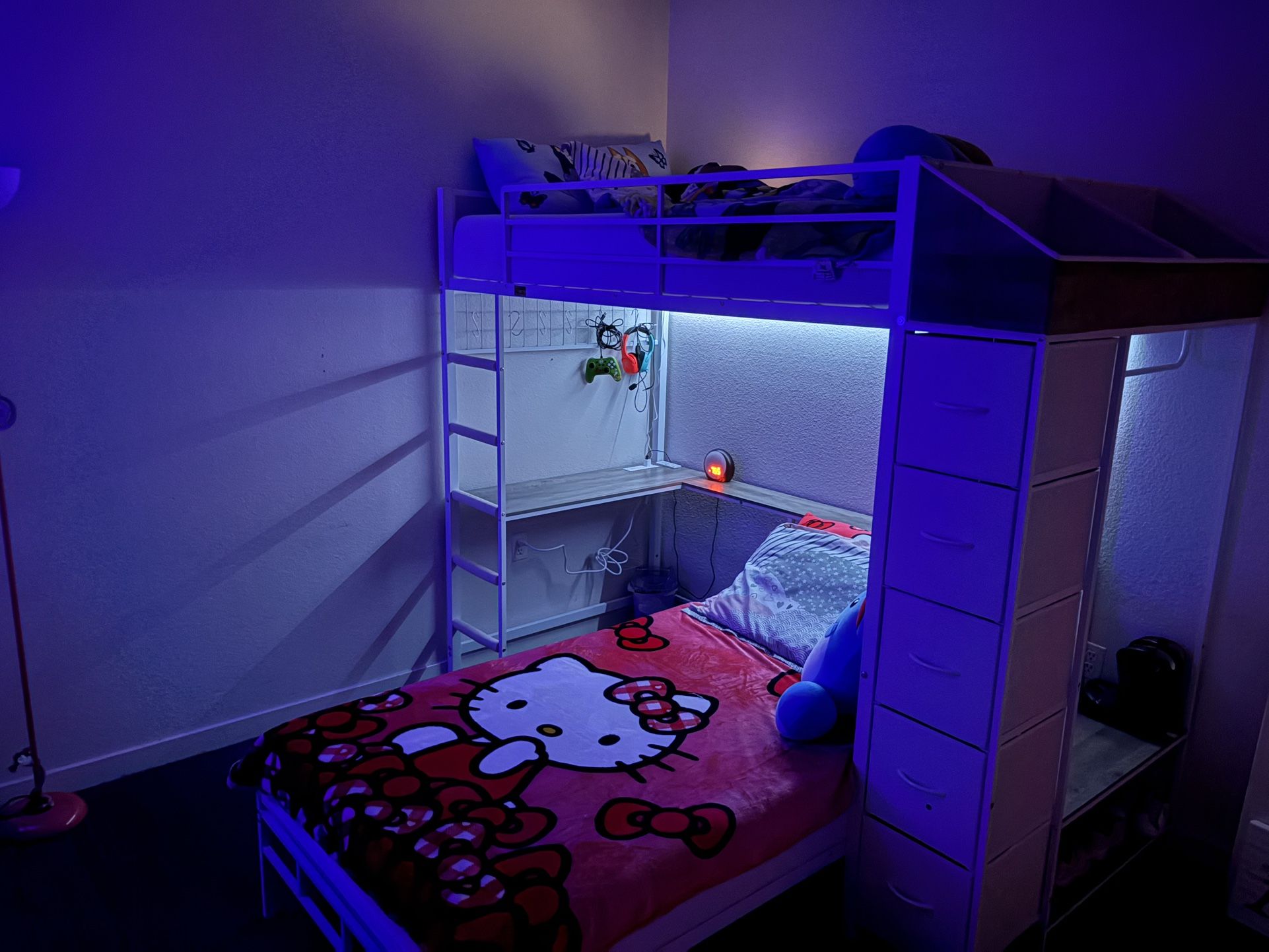 Bunk Bed With Loft Table