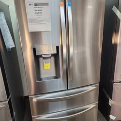 Never Used 28 Cu.ft French Door Refrigerator With Water And ICE 