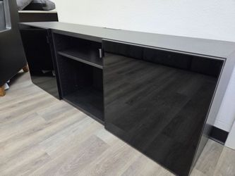 Ikea Besta Modern TV Console Table Media Stand