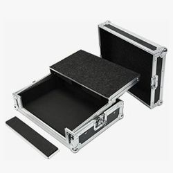 Fly-drive Case For 1 Mixer Cd Player Laptop Engineered To Hold Turntables, Mixer, Cd Players. Internal Midway Equipment Shelf Complete With Heavy Duty