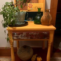 Very Old Painted Table 