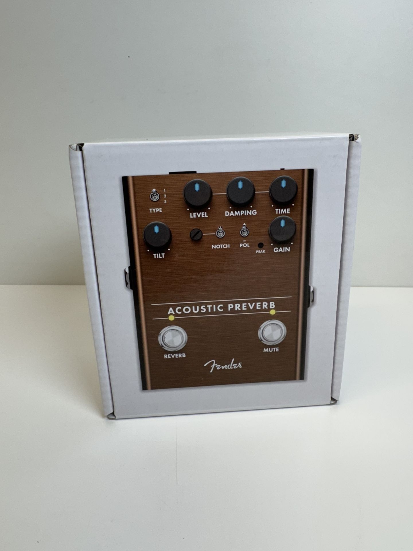 New Fender Acoustic Preverb Acoustic Preamp Reverb Guitar Pedal