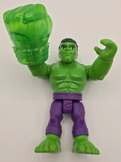 Hasbro Marvel Super Hero Adventures Hulk Action Figure 2018 5" W/Big Green Fist