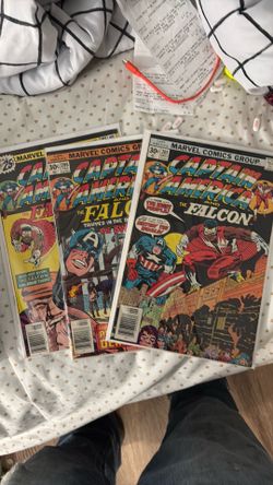 Captain America and The Falcon vintage comic lot