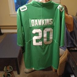 Brian dawkins kelly green jersey hot sale