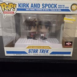 Star Trek Kirk and Spock Funkos #1197 The Wrath of Khan