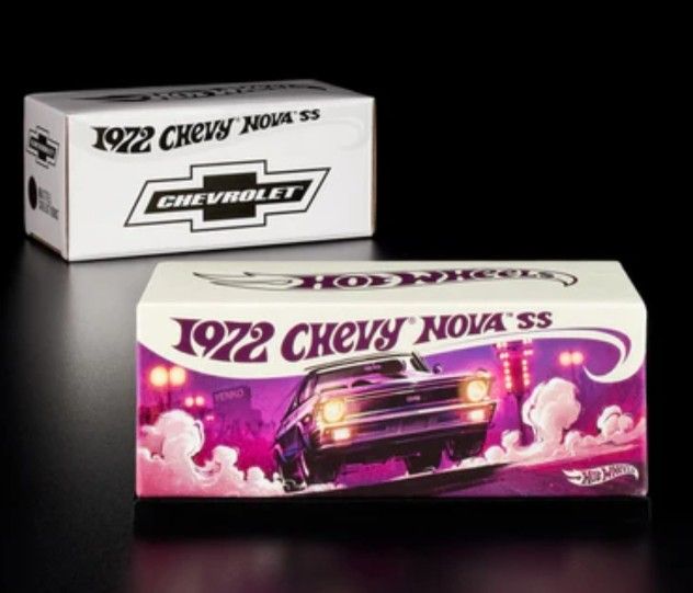 2025 Hot Wheels RLC Exclusive 1972 Chevy Nova In Purple Factory-Sealed-Box!