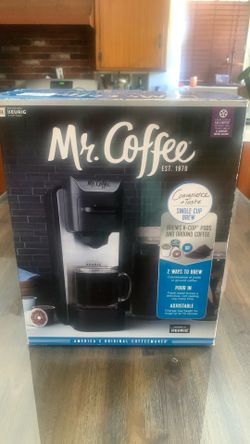 Mr. Coffee single cup keurig brewing system