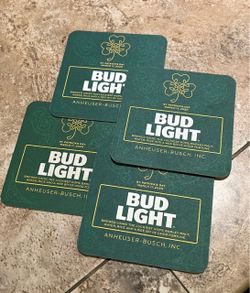 §€¡RARE! 2020 Set - Bud Light_St.Patrick’s{Day Set}of 4 Beer Coasters?!?¡