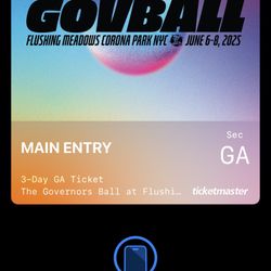 3DAY GOVBALL TICKET