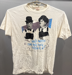 VINTAGE Hanes Laurel & Hardy Another Mess You’ve Gotten Me Into Tee XL HEAVY